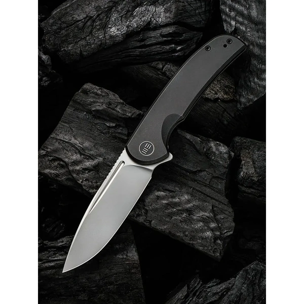WE KNIFE We20061B-4  Beacon Folding Knife, Black Ti