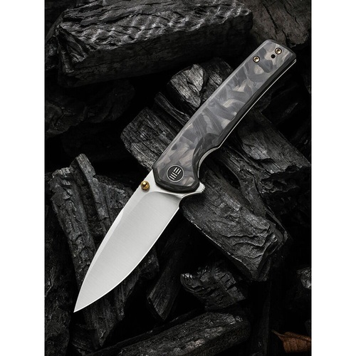 WE KNIFE We21014D-1  Subjugator Folding Knife, Marble Cf & Ti