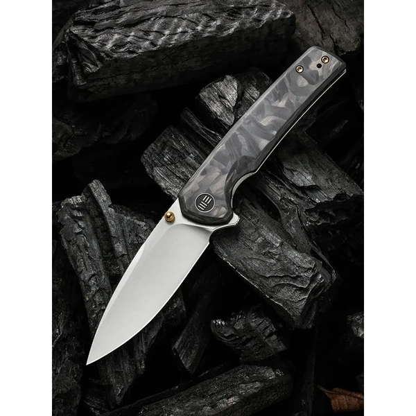 WE KNIFE We21014D-1  Subjugator Folding Knife, Marble Cf & Ti