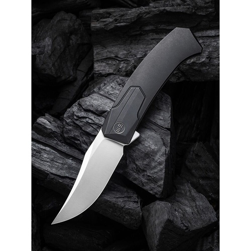 We Knife We21015-1 Shuddan Folding Knife, Flipper, Titanium WE21015-1