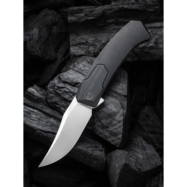 WE KNIFE We21015-1 Shuddan Folding Knife, Flipper, Titanium