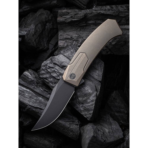 We Knife We21015-3  Shuddan Folding Knife, Flipper, Titanium WE21015-3