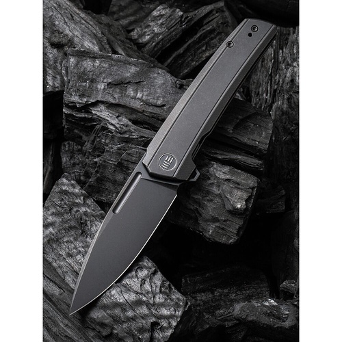 WE KNIFE We21021B-2  Speedster Folding Knife, Black Ti