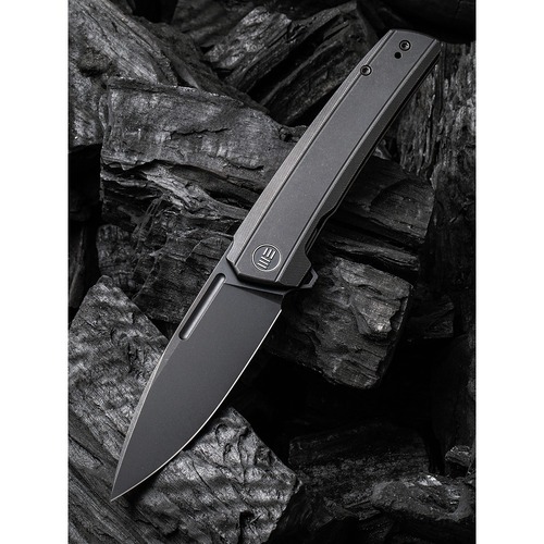 We Knife We21021B-2  Speedster Folding Knife, Black Ti WE21021B-2