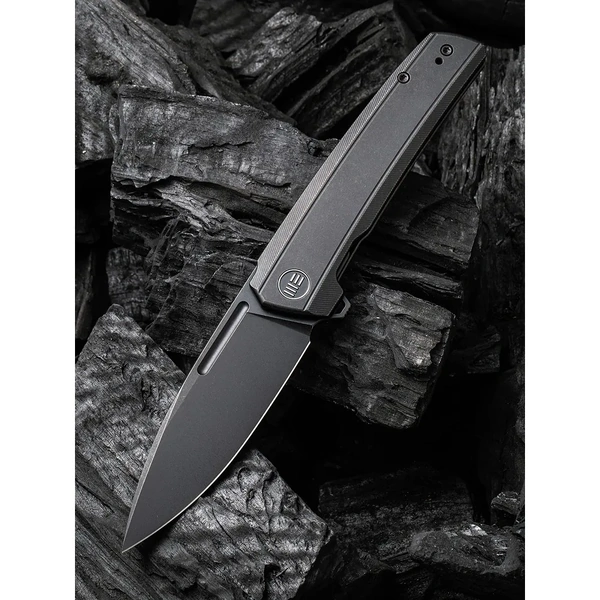 WE KNIFE We21021B-2  Speedster Folding Knife, Black Ti
