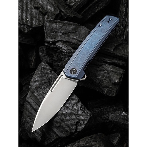 WE KNIFE We21021B-3  Speedster Folding Knife, Blue Ti