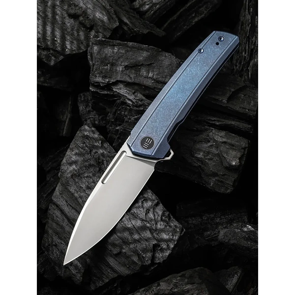 WE KNIFE We21021B-3  Speedster Folding Knife, Blue Ti