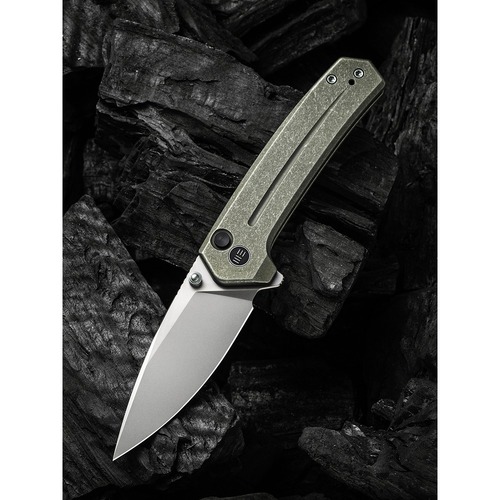 We Knife We21026B-5  Culex Folding Knife, Green Ti WE21026B-5