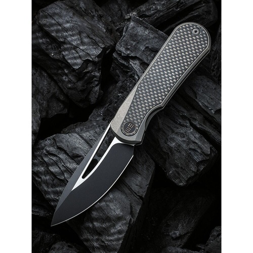 We Knife We21033-2  Baloo Folding Knife, Flipper, Ti, Cf WE21033-2