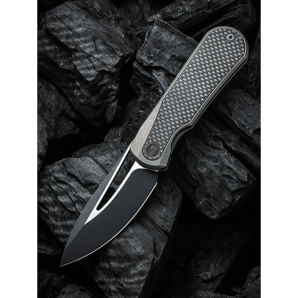 WE KNIFE We21033-2  Baloo Folding Knife, Flipper, Ti, Cf