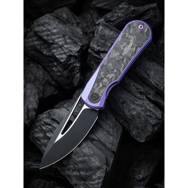 WE KNIFE We21033-3  Baloo Folding Knife, Flipper, Ti + Cf