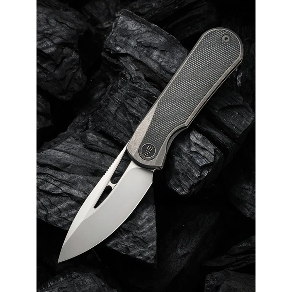 WE KNIFE We21033-4  Baloo Folding Knife, Flipper, Ti + Micarta