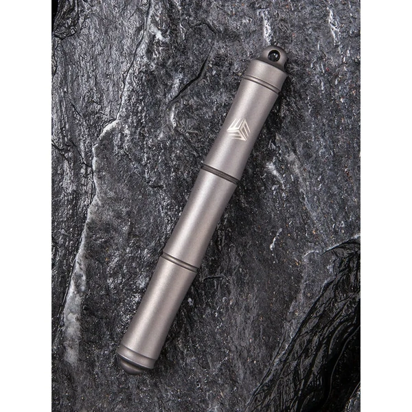 WE KNIFE Wtp-04B Syrinx Titanium Pen, Gray