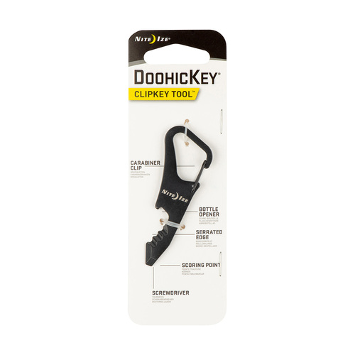 Nite Ize DoohicKey ClipKey Key Tool - Black