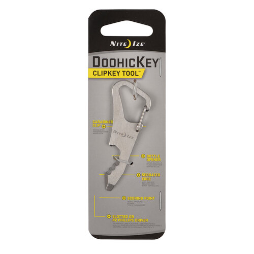 Nite Ize DoohicKey ClipKey Key Tool - Stainless