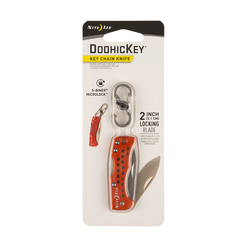 Nite Ize DoohicKey - Key Chain Knife - Orange