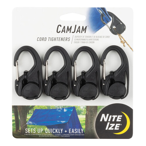 NitelzeCamJam Cord Tightener - 4 Pack - Plastic