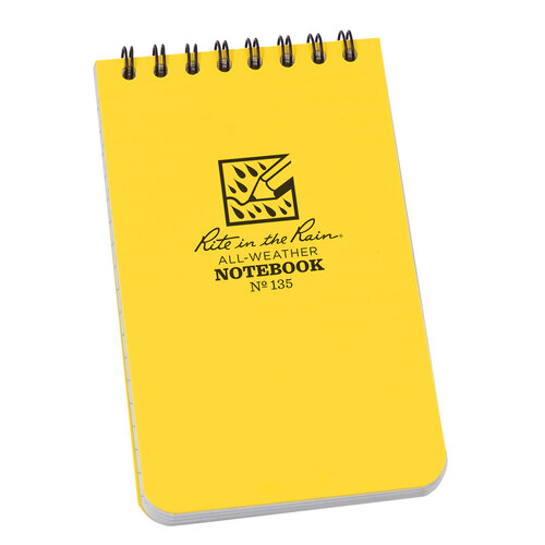 Top Spiral 3 X 5 Polydura Notebook Universal Yellow