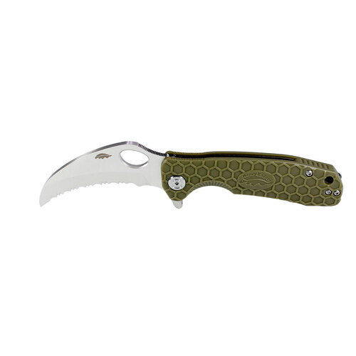 Honey Badger Claw L/R Large Green Serrated