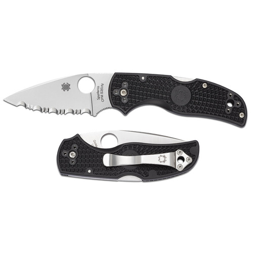 Spyderco Native 5 Lightweight Black Serrated Blade YSC41SBK5