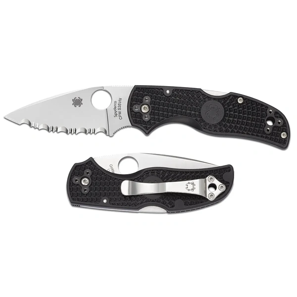 Spyderco Native 5 Lightweight Black Serrated Blade YSC41SBK5