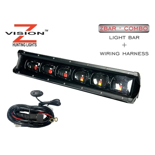 Z-Vision Light Bar - 6 + Wiring Harness ZBAR-RW6+WH1