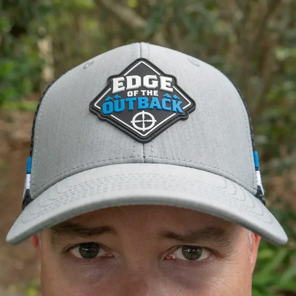 Heather Grey Hunting Trucker Cap | EDGE of the OUTBACK | eoto002