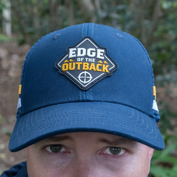 Navy Hunting Trucker Cap | EDGE of the OUTBACK | eoto004